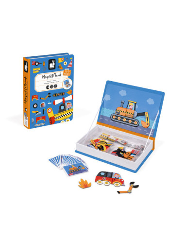 Janod Magnetická kniha - Dopravní prostředky