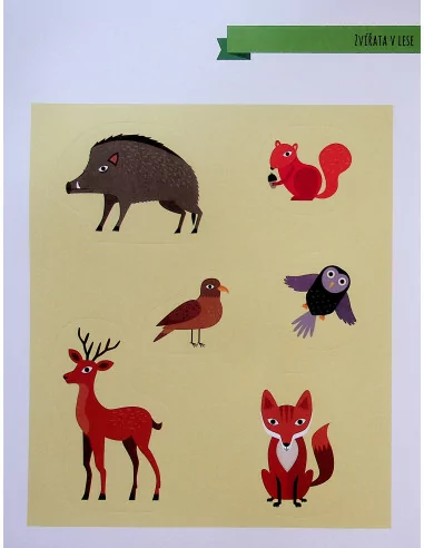 Moje první kniha o zvířatech z lesa