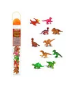 Ručně malované a kvalitně zpracované repliky mláďat různých druhů dinosaurů. Baleno v praktické cestovní tubě.