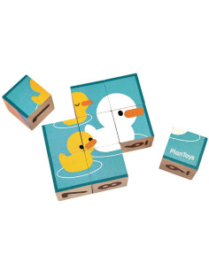 PlanToys Obrázkové kostky