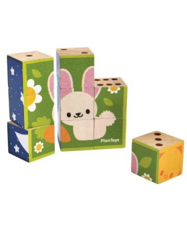 PlanToys Obrázkové kostky