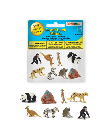 Safari Ltd. Exotika - Good Luck Minis Funpack