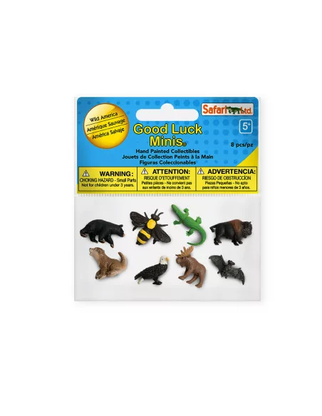 Safari Ltd. Divoká Amerika - Good Luck Minis Funpack