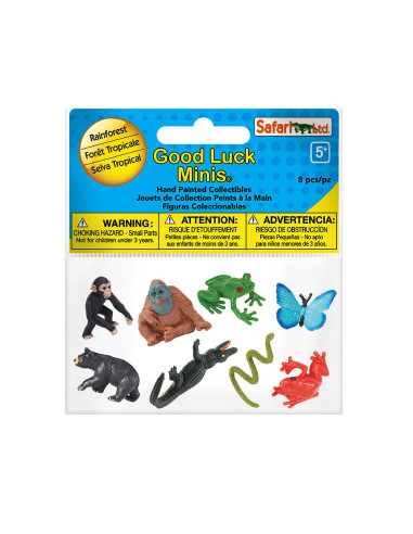 Safari Ltd. Deštný prales - Good Luck Minis Funpack