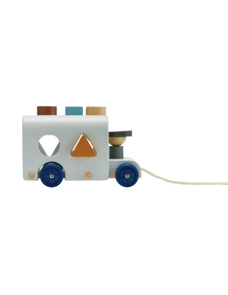 PlanToys Třídící autobus "Orchard"