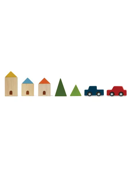 PlanToys Gumová auto/vláčkodráha