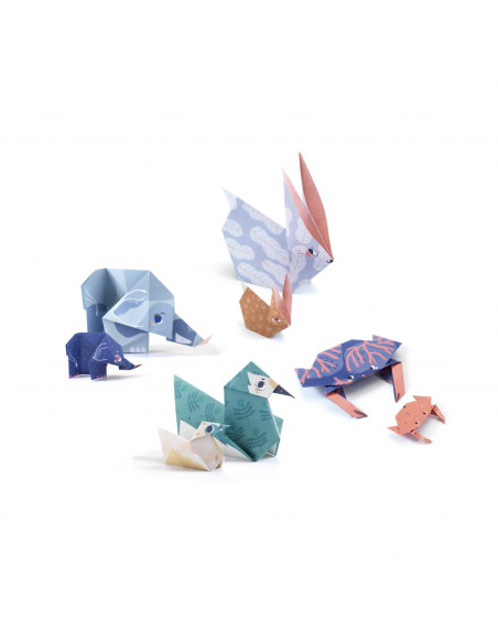 Djeco Origami Zvířecí rodinky