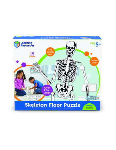 Learning Resources Pěnová puzzle kostra