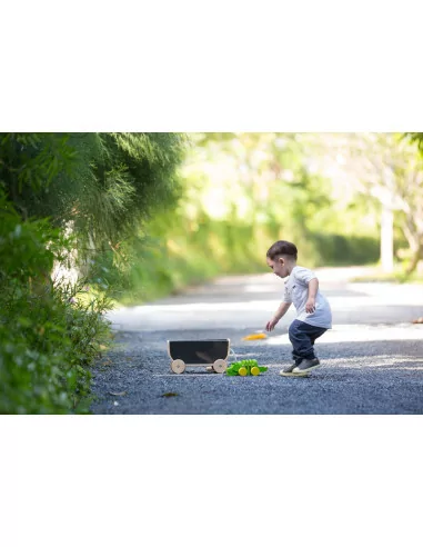 PlanToys Vozík - černý