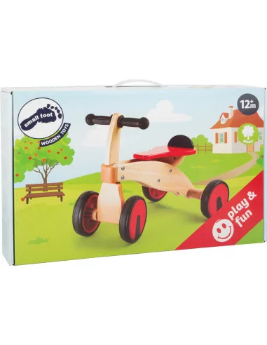 Small Foot Dřevěné odrážedlo červený závodník