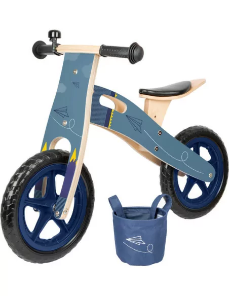 Small Foot Dřevěné odrážedlo Airplane modré