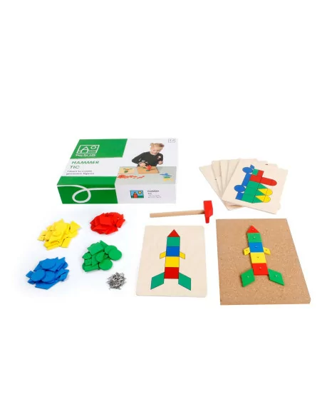 Toys for life - Zatloukání geometrických tvarů