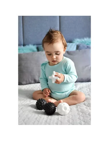 Akuku - Sada senzorických míčků, černobílé 4 ks