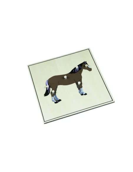 Moyo Montessori Puzzle s kostrou - kůň