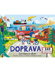 JIRI MODELS Samolepkové album - Doprava