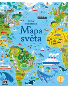 JIRI MODELS Mapa světa - velká bludišťárna
