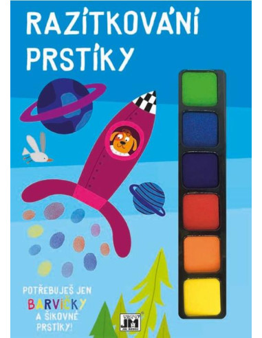 Razítkování prstíky - Raketa