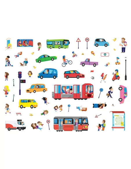 JIRI MODELS Samolepkové album - Doprava