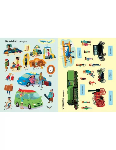 JIRI MODELS Samolepková knížka - Cestování