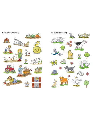 JIRI MODELS Samolepková knížka -Farma