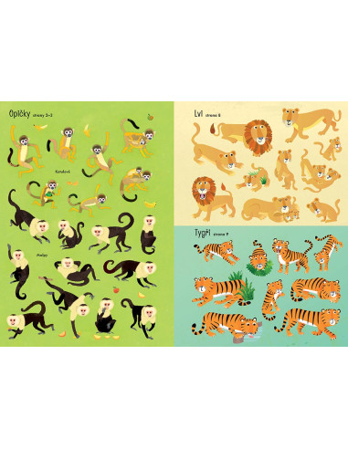 JIRI MODELS Moje první samolepkování - Zoo