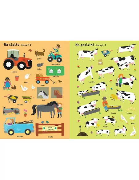 JIRI MODELS Moje první samolepkování - Na statku