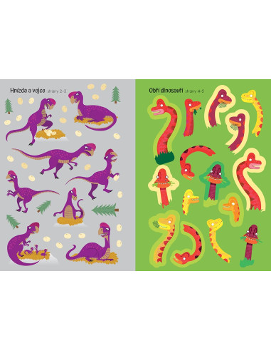 JIRI MODELS Moje první samolepkování - Dinosauři