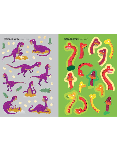 JIRI MODELS Moje první samolepkování - Dinosauři