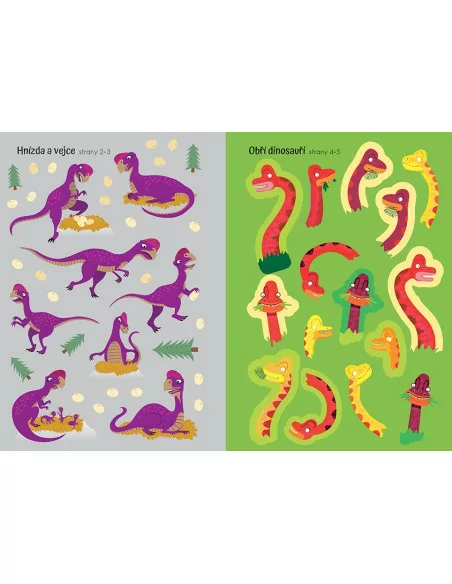 JIRI MODELS Moje první samolepkování - Dinosauři
