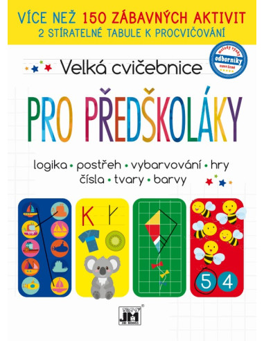 JIRI MODELS Velká cvičebnice pro předškoláky