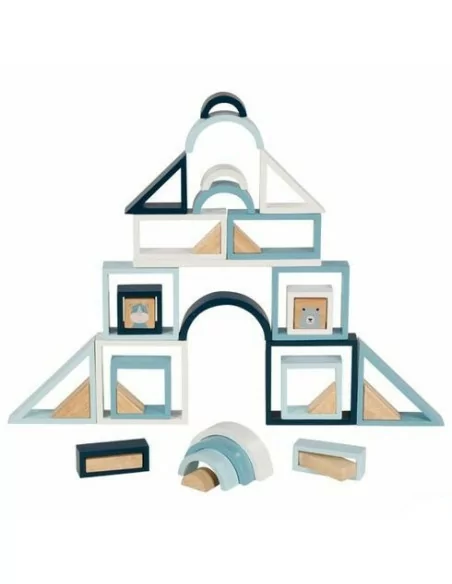 Goki Stavebnice - pastelově modrá