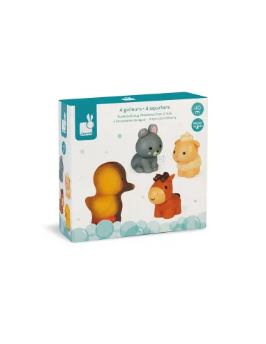 Janod Hračka do vody - Domácí zvířátka, 4ks