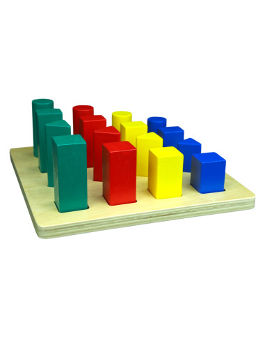 Moyo Montessori Žebřík - geometrická tělesa