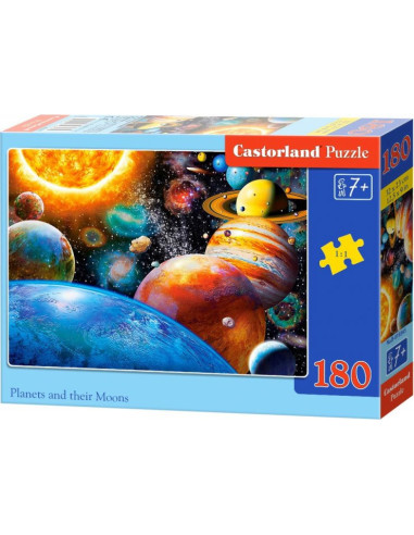 Puzzle 180 dílků - Planetky