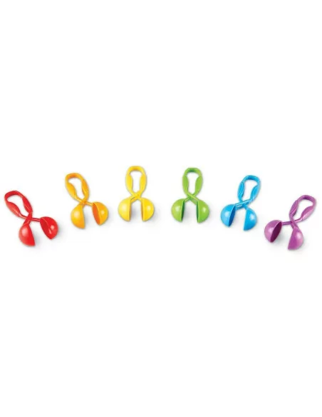 Learning Resources Stlačovací pinzety pro nejmenší, 6 ks