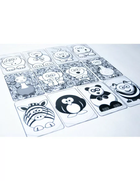 Kontrastní kartičky s lidovými říkankami