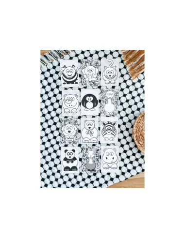 Kontrastní kartičky s lidovými říkankami