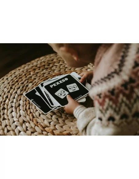 Kontrastní pexeso - karty statek