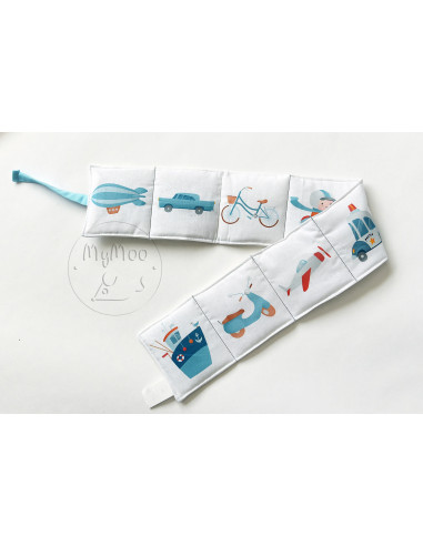 MyMoo - Textilní leporelo - Dopravní prostředky