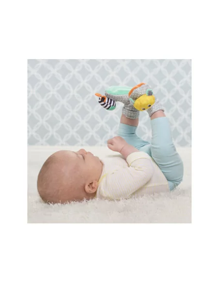 Infantino Chrastítka na nožičky, Zebra & Tygr