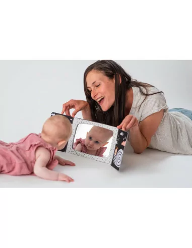 Taf Toys Knížka pro hru na bříšku se zrcátkem