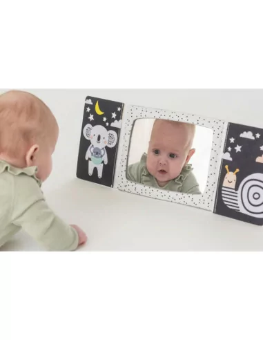 Taf Toys Knížka pro hru na bříšku se zrcátkem