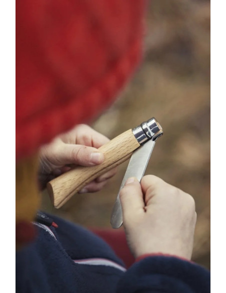 Opinel Dětský nůž a pouzdro na opasek, buk