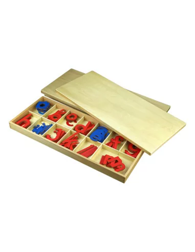 Moyo Montessori Velká pohyblivá abeceda, dřevěná