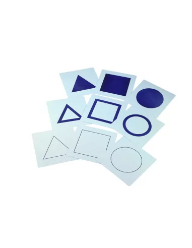 Moyo Montessori Karty ke geometrickému podnosu