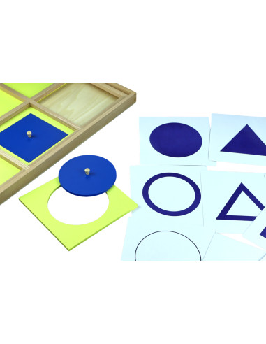 Montessori Karty k úvodnímu rámu ke geometrické komodě