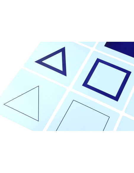 Montessori Karty k úvodnímu rámu ke geometrické komodě