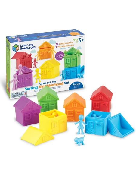 Learning Resources Třídící domečky