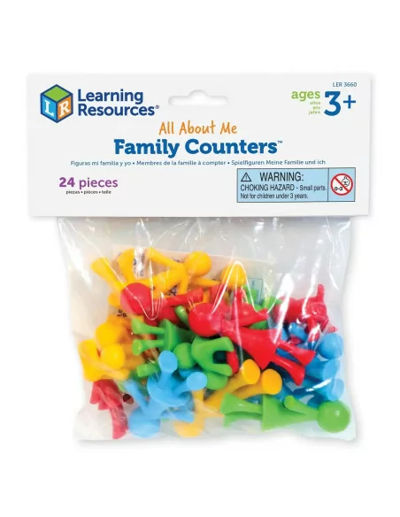 Learning Resources Figurky - Rodina, 24 ks