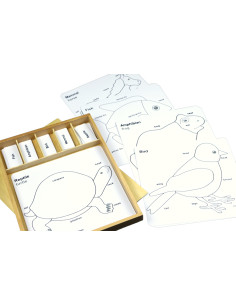 Moyo Montessori Sada aktivit k zoologickým puzzle, ENG